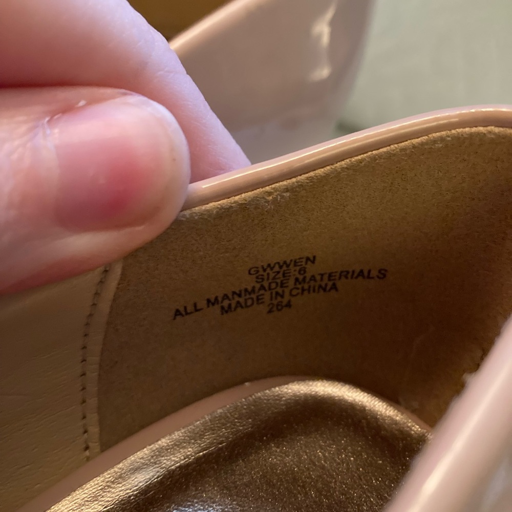 Nude pink and gold heels size 6 - Picture 10 of 11